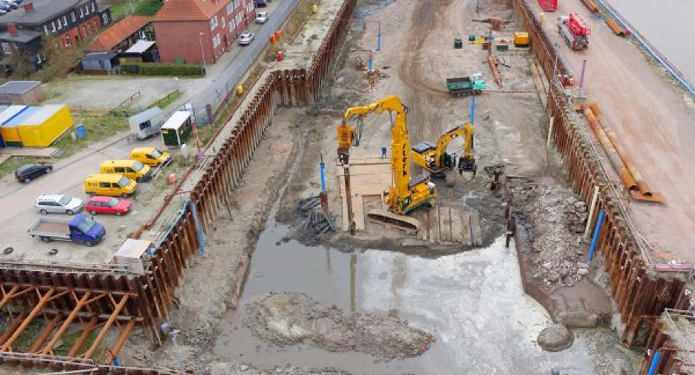 Sterk Spezialtiefbau – Leistungen – Rückbau alte Pfähle – Header